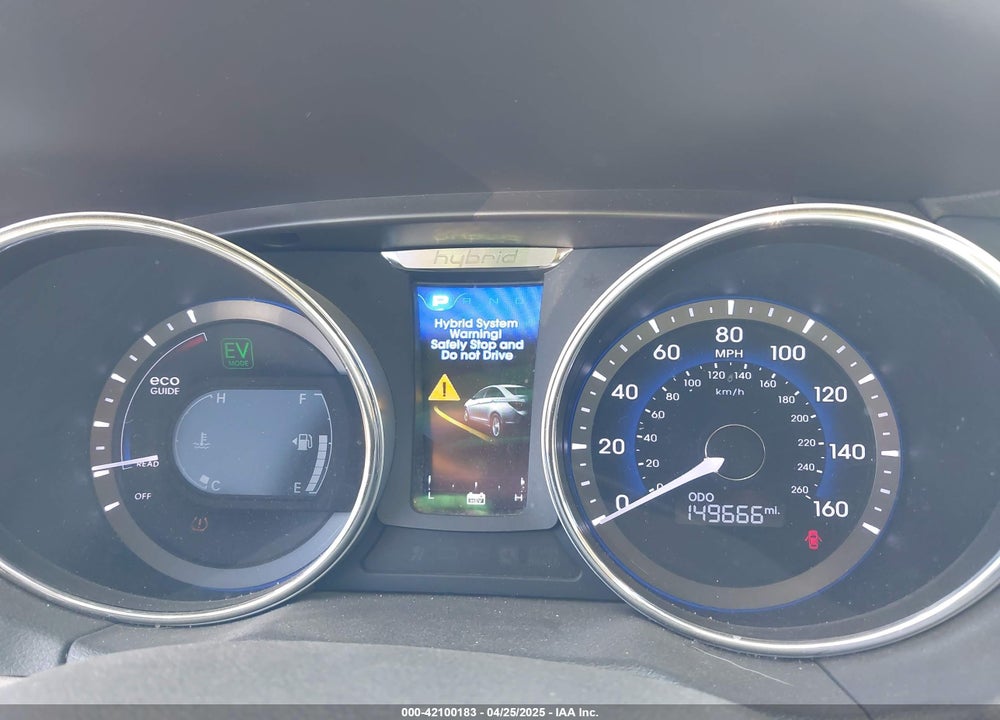 2012 HYUNDAI SONATA HYBRID VIN: KMHEC4A41CA054925