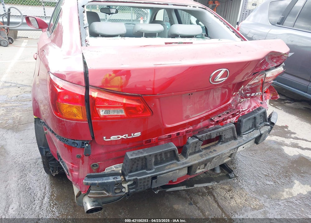 2006 LEXUS IS 250 VIN: JTHBK262865008848
