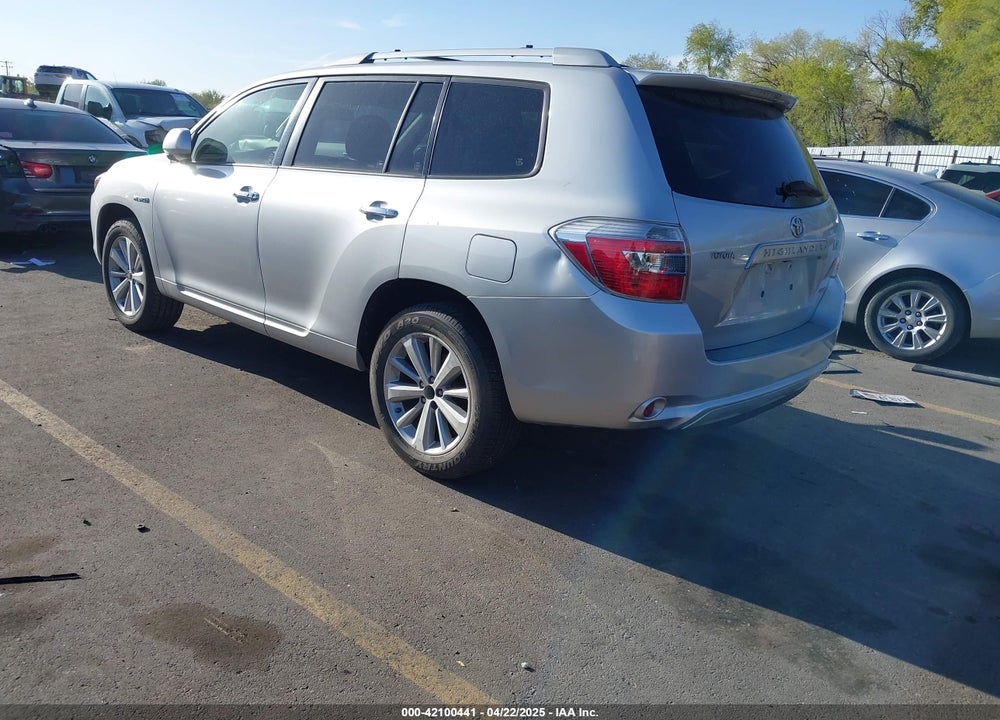 2008 TOYOTA HIGHLANDER HYBRID VIN: JTEEW44A582023896