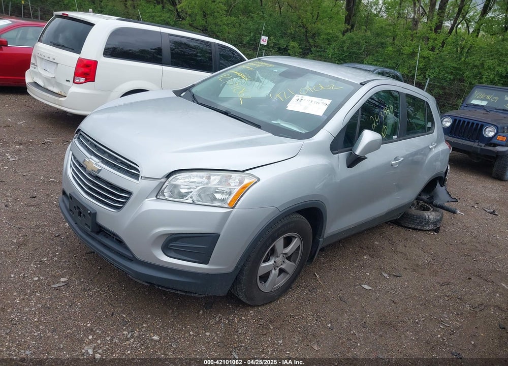 2016 CHEVROLET TRAX VIN: 3GNCJNSB6GL243984