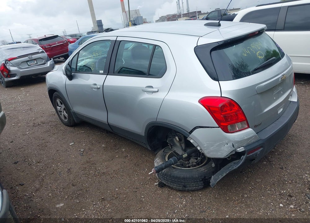 2016 CHEVROLET TRAX VIN: 3GNCJNSB6GL243984