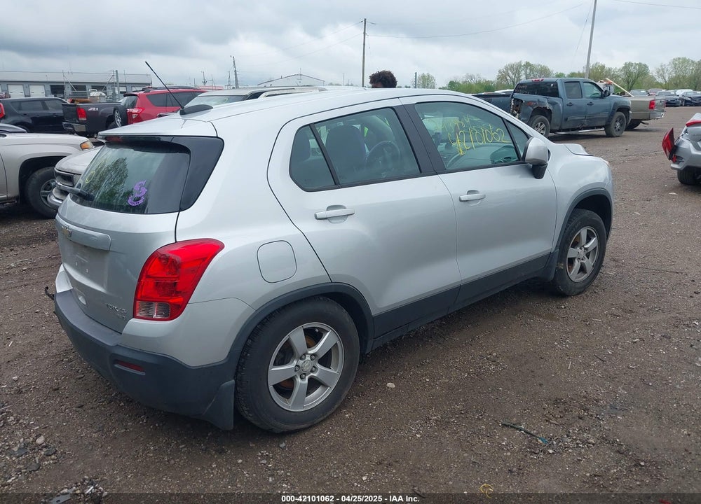 2016 CHEVROLET TRAX VIN: 3GNCJNSB6GL243984