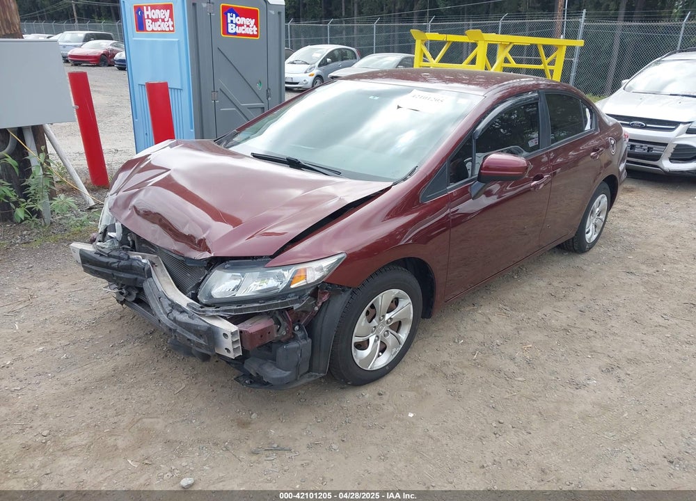 2015 HONDA CIVIC VIN: 19XFB2F58FE244708