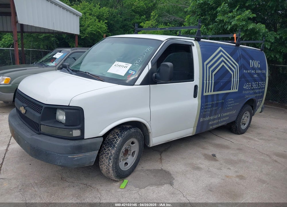 2012 CHEVROLET EXPRESS 2500 WORK VAN VIN: 1GCWGFCA9C1155724