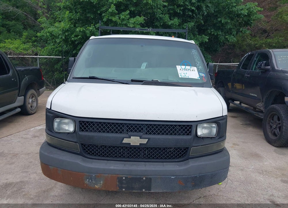 2012 CHEVROLET EXPRESS 2500 WORK VAN VIN: 1GCWGFCA9C1155724