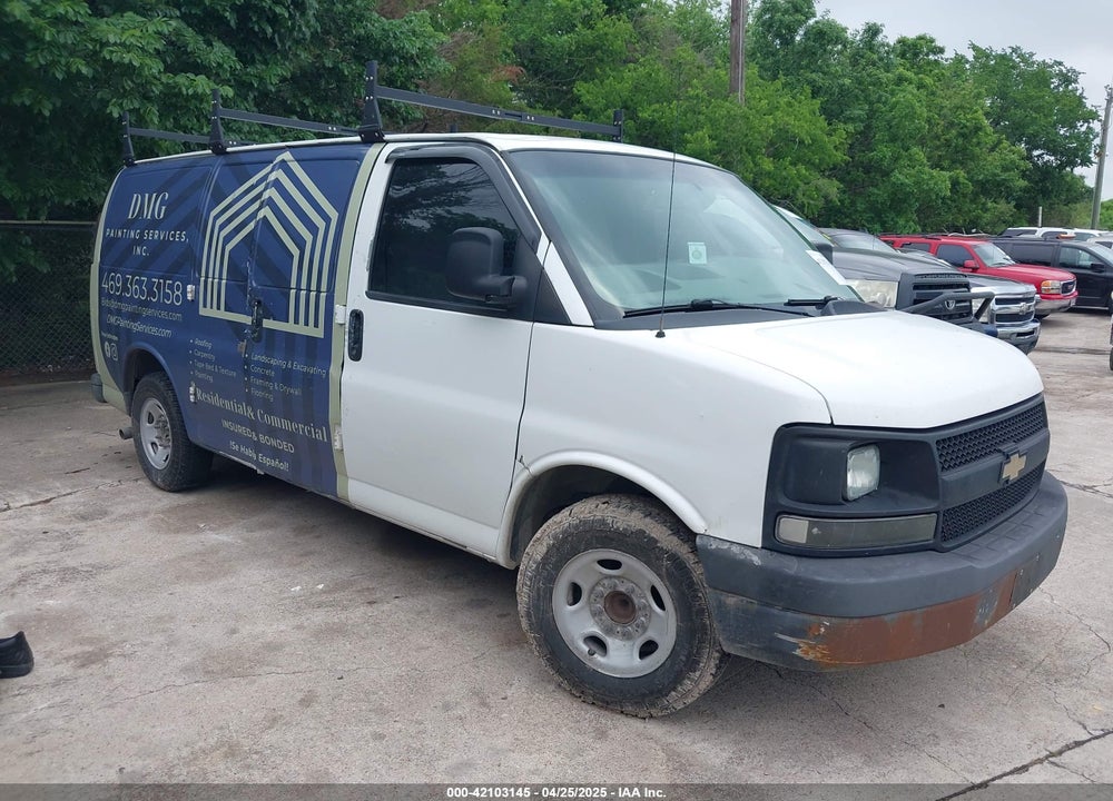 2012 CHEVROLET EXPRESS 2500 WORK VAN VIN: 1GCWGFCA9C1155724