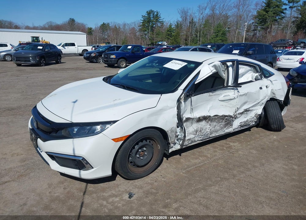 2020 HONDA CIVIC LX VIN: 2HGFC2F64LH578421