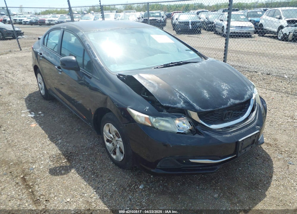 2013 HONDA CIVIC LX VIN: 2HGFB2F56DH533850