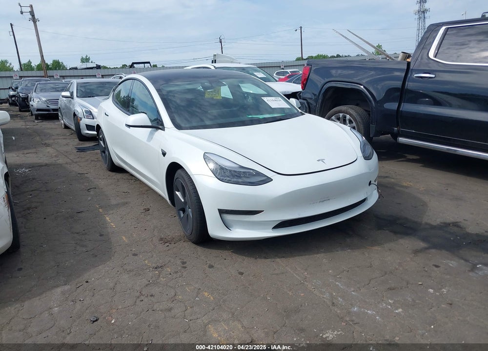 2022 TESLA MODEL 3 LONG RANGE DUAL MOTOR ALL-WHEEL DRIVE VIN: 5YJ3E1EB5NF349078