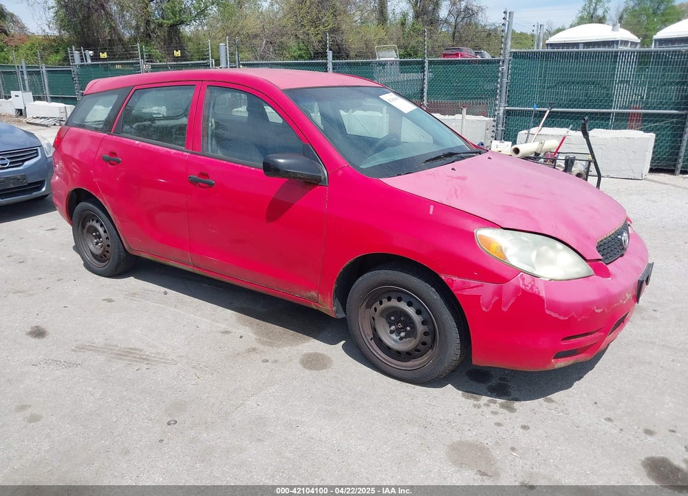 2003 TOYOTA MATRIX STANDARD VIN: 2T1KR32E63C093447