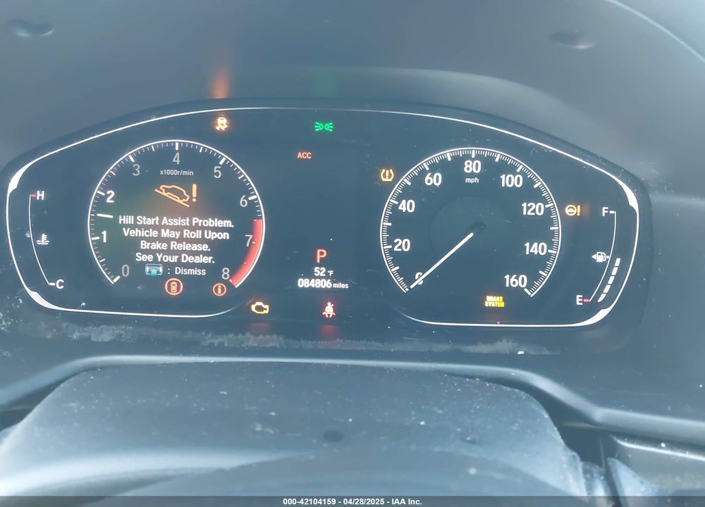 2019 HONDA ACCORD VIN: 1HGCV1F16KA126995