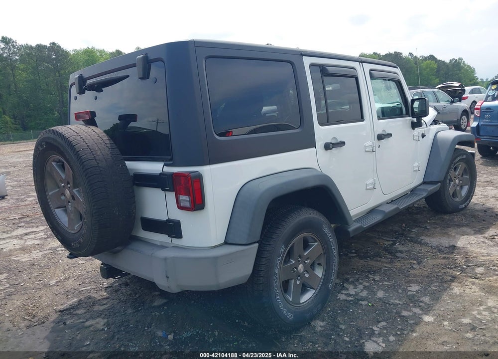 2017 JEEP WRANGLER UNLIMITED SPORT 4X4 VIN: 1C4BJWDG9HL502712