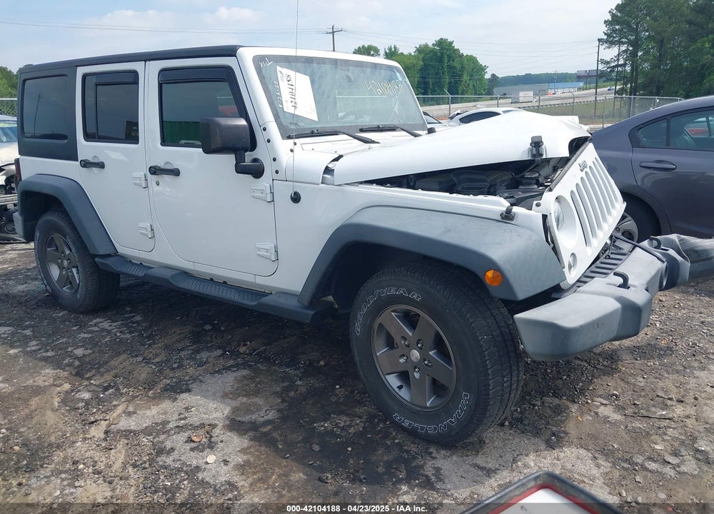 2017 JEEP WRANGLER UNLIMITED SPORT 4X4 VIN: 1C4BJWDG9HL502712