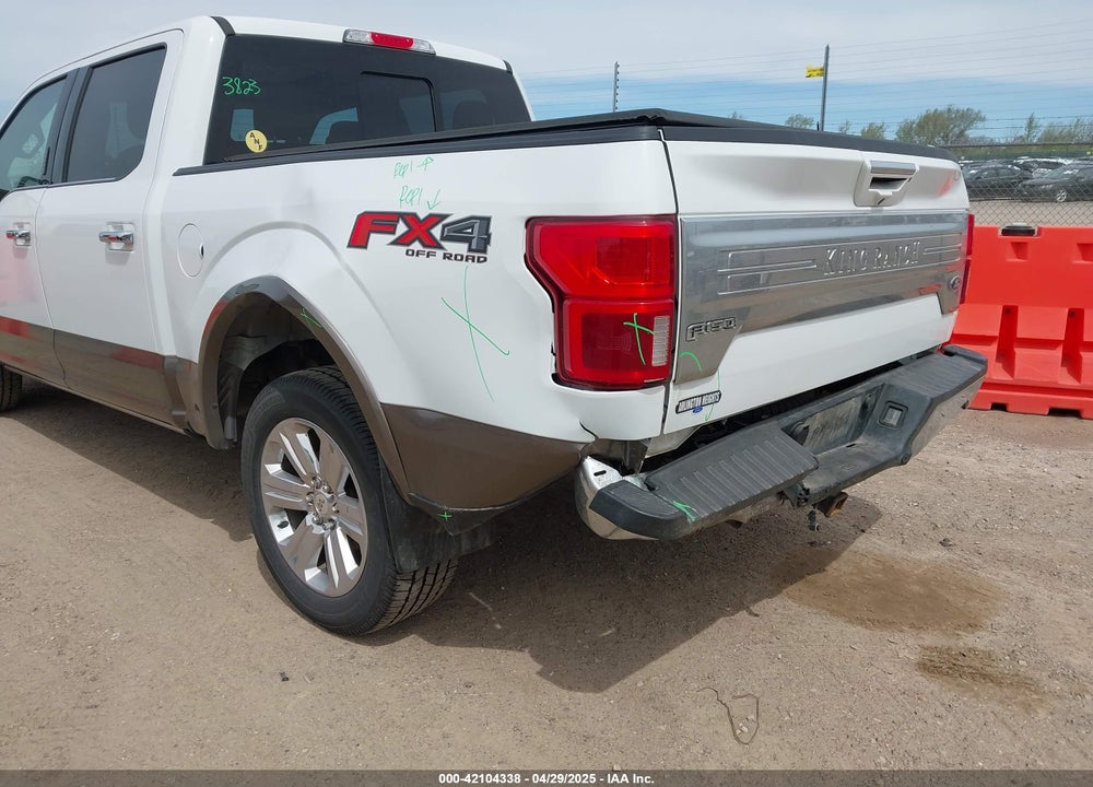 2019 FORD F-150 KING RANCH VIN: 1FTEW1E58KFA39806