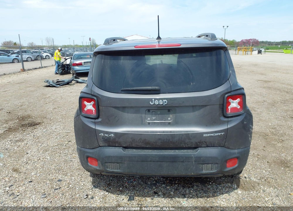 2017 JEEP RENEGADE SPORT 4X4 VIN: ZACCJBAB6HPG64055