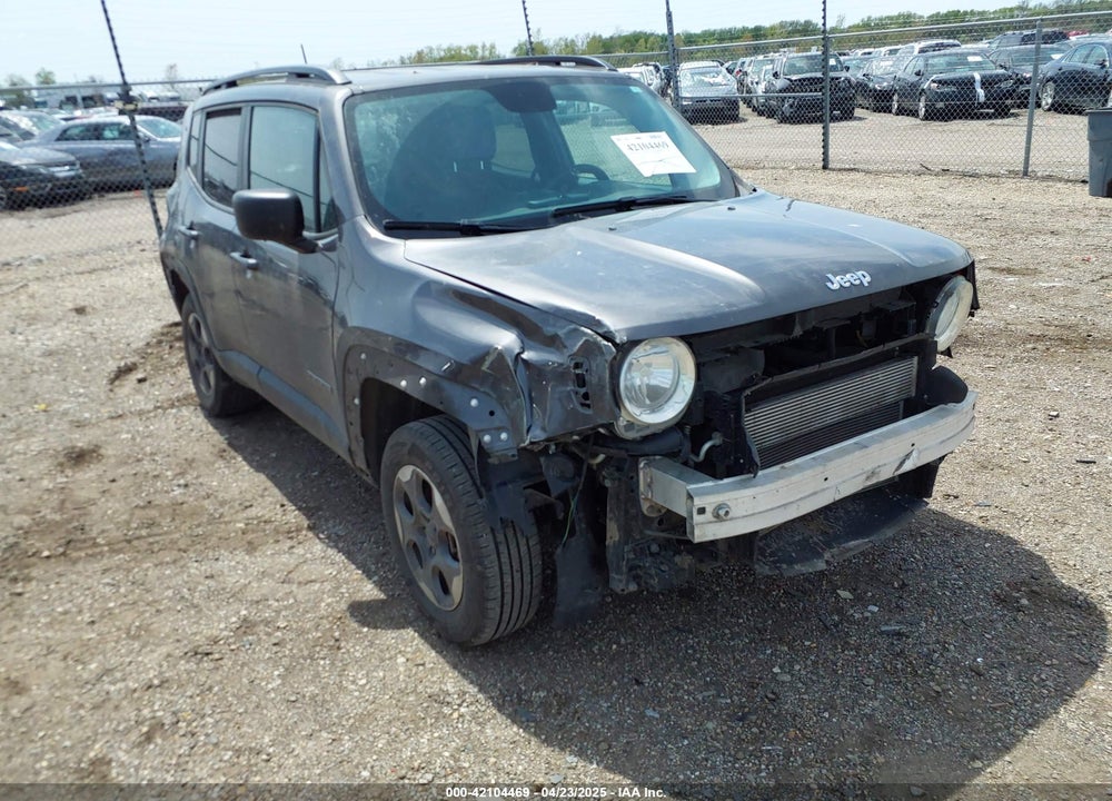 2017 JEEP RENEGADE SPORT 4X4 VIN: ZACCJBAB6HPG64055