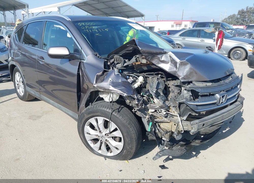 2012 HONDA CR-V EX-L VIN: 5J6RM3H71CL009852