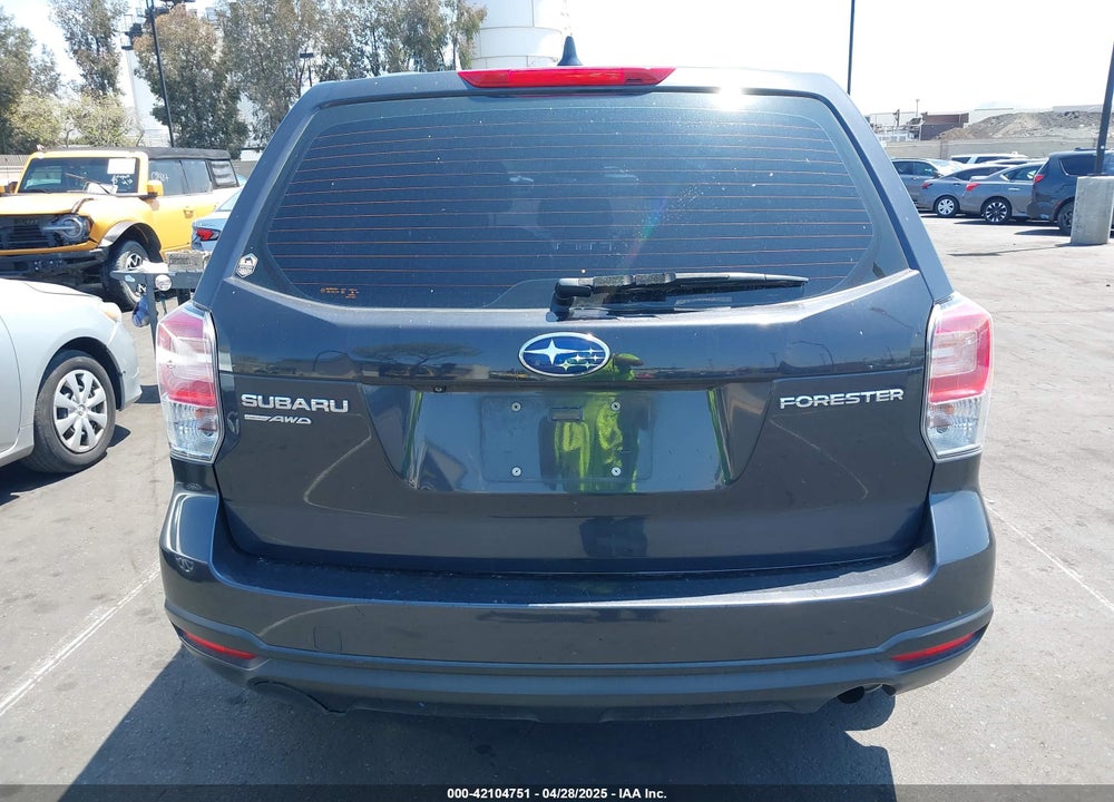 2018 SUBARU FORESTER 2.5I VIN: JF2SJAAC8JG604541