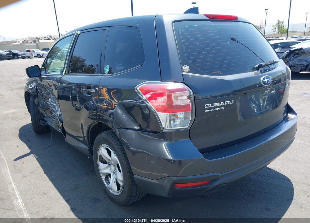 2018 SUBARU FORESTER 2.5I VIN: JF2SJAAC8JG604541