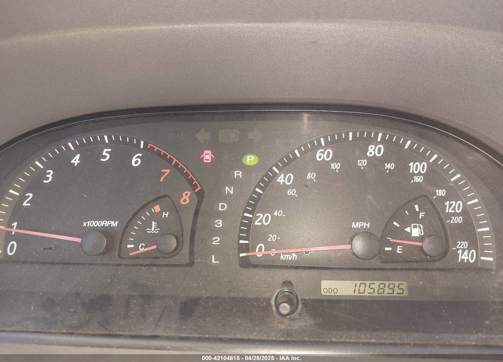 2004 TOYOTA CAMRY LE V6 VIN: 4T1BF30K34U571471