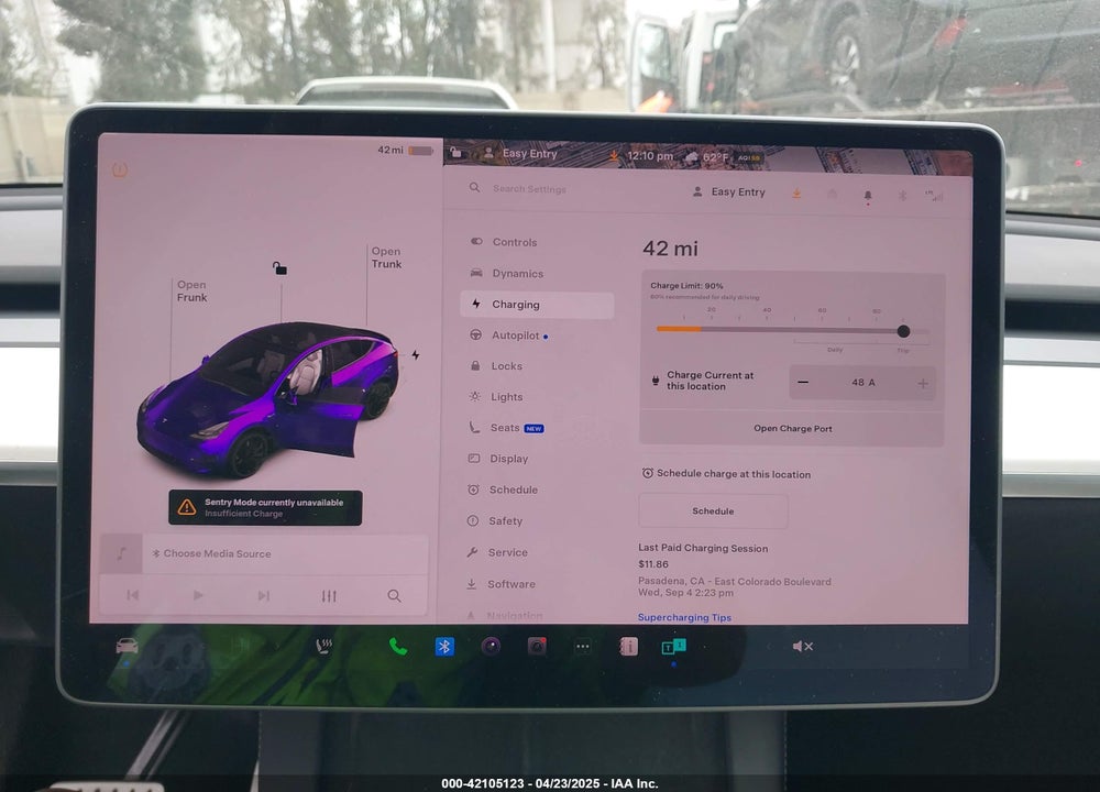2021 TESLA MODEL Y PERFORMANCE DUAL MOTOR ALL-WHEEL DRIVE VIN: 5YJYGDEF2MF269773