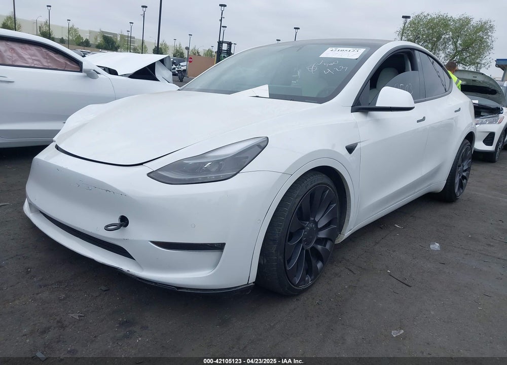 2021 TESLA MODEL Y PERFORMANCE DUAL MOTOR ALL-WHEEL DRIVE VIN: 5YJYGDEF2MF269773