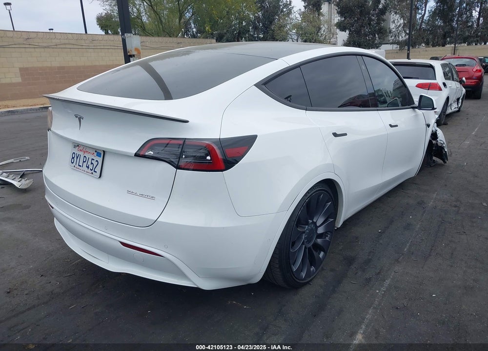 2021 TESLA MODEL Y PERFORMANCE DUAL MOTOR ALL-WHEEL DRIVE VIN: 5YJYGDEF2MF269773