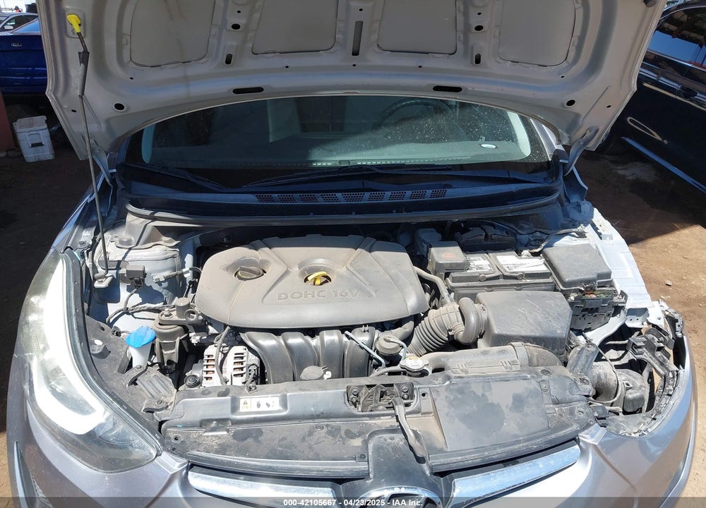 2016 HYUNDAI ELANTRA VIN: 5NPDH4AE8GH720218