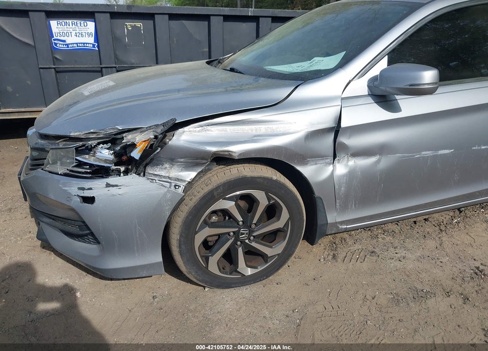 2016 HONDA ACCORD VIN: 1HGCR2F72GA195897