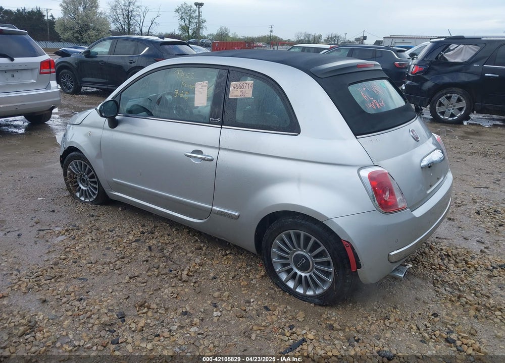 2012 FIAT 500C LOUNGE VIN: 3C3CFFER1CT148868