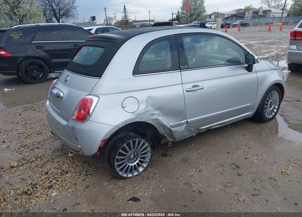 2012 FIAT 500C LOUNGE VIN: 3C3CFFER1CT148868