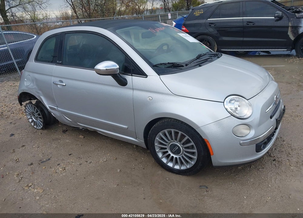 2012 FIAT 500C LOUNGE VIN: 3C3CFFER1CT148868