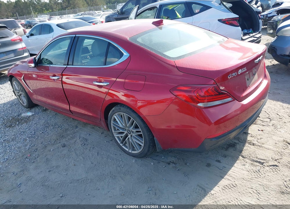 2020 GENESIS G70 VIN: KMTG64LA8LU062365
