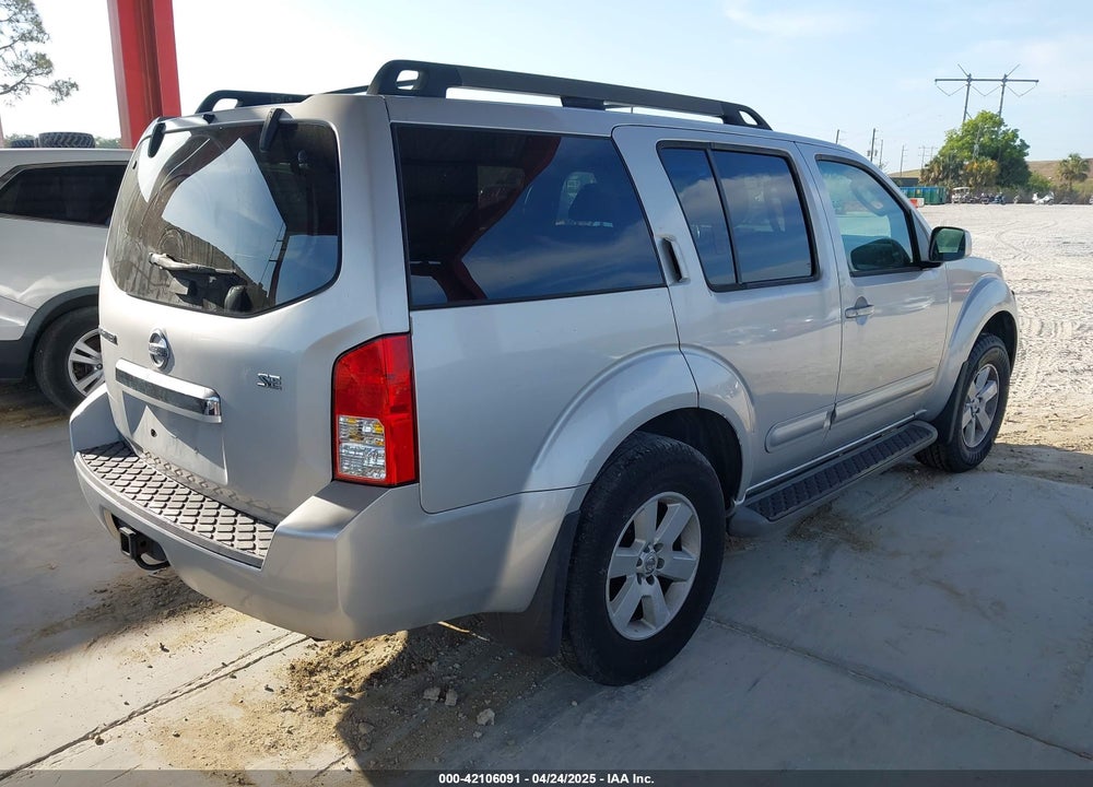 2008 NISSAN PATHFINDER SE VIN: 5N1AR18UX8C640889