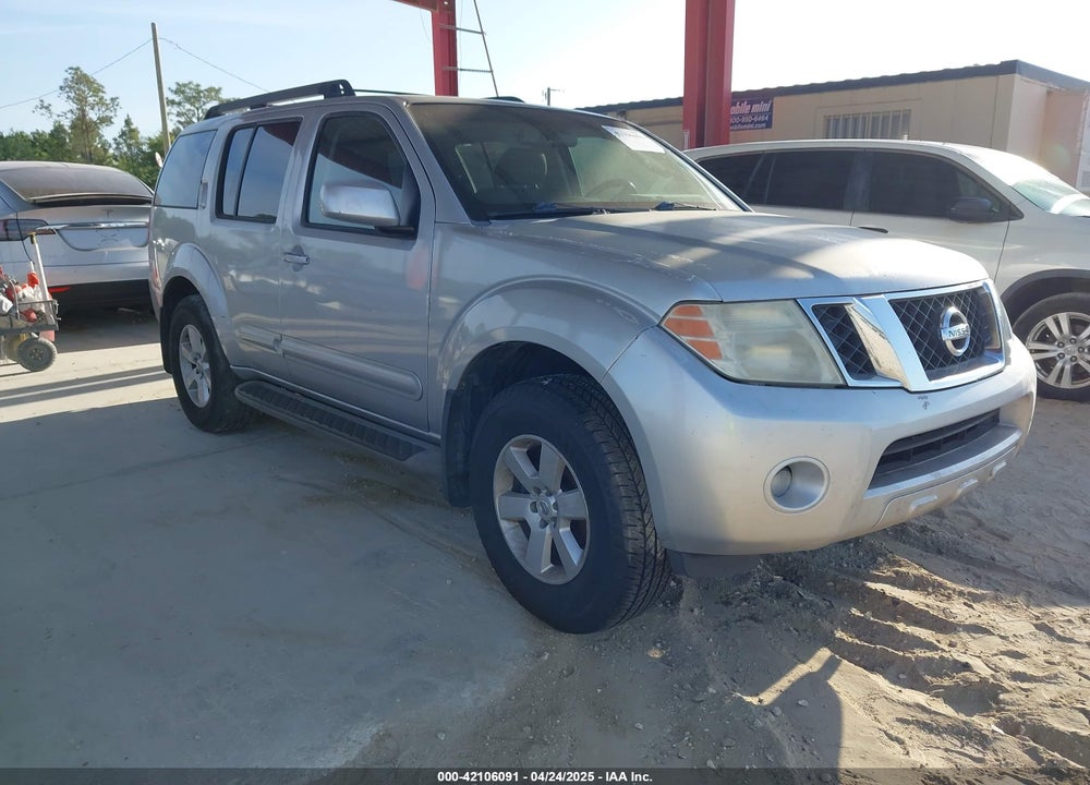2008 NISSAN PATHFINDER SE VIN: 5N1AR18UX8C640889