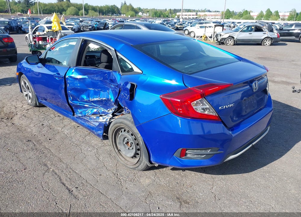 2019 HONDA CIVIC LX VIN: 19XFC2F68KE210252