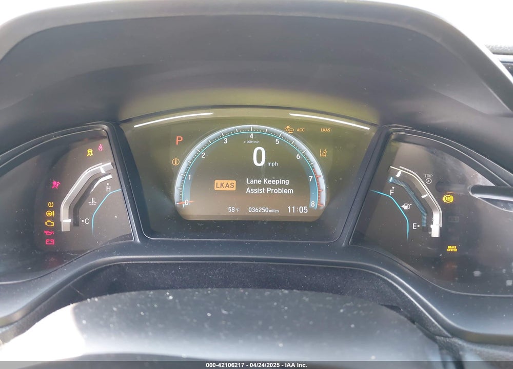 2019 HONDA CIVIC LX VIN: 19XFC2F68KE210252