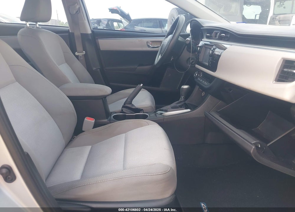 2016 TOYOTA COROLLA VIN: 5YFBURHE8GP529651