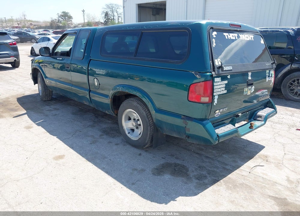 1997 CHEVROLET S-10 LS FLEETSIDE VIN: 1GCCS19X4V8120776