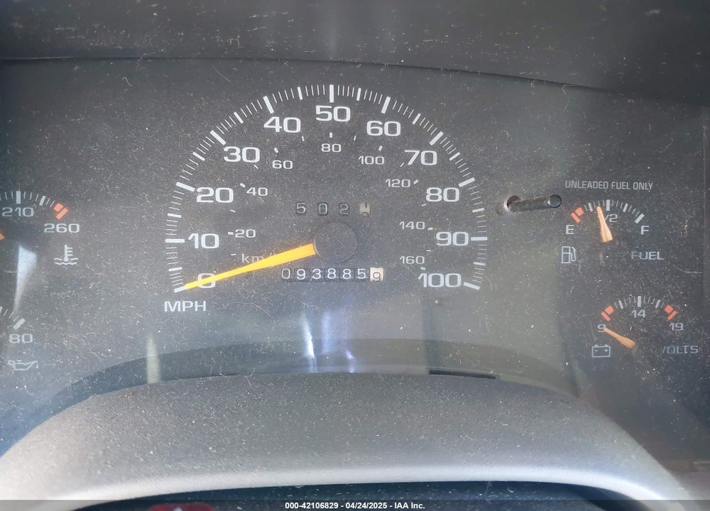 1997 CHEVROLET S-10 LS FLEETSIDE VIN: 1GCCS19X4V8120776