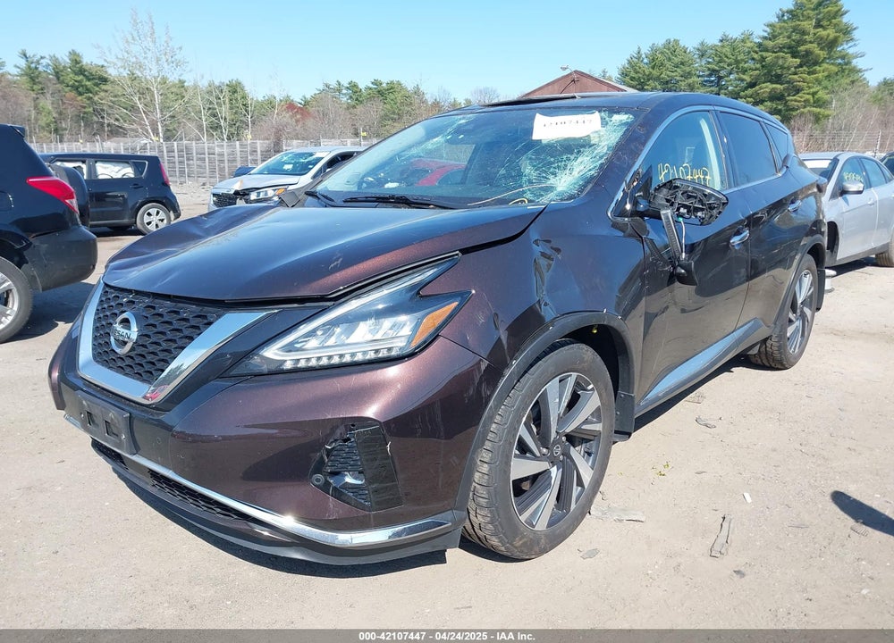 2022 NISSAN MURANO SL INTELLIGENT AWD VIN: 5N1AZ2CS8NC108807