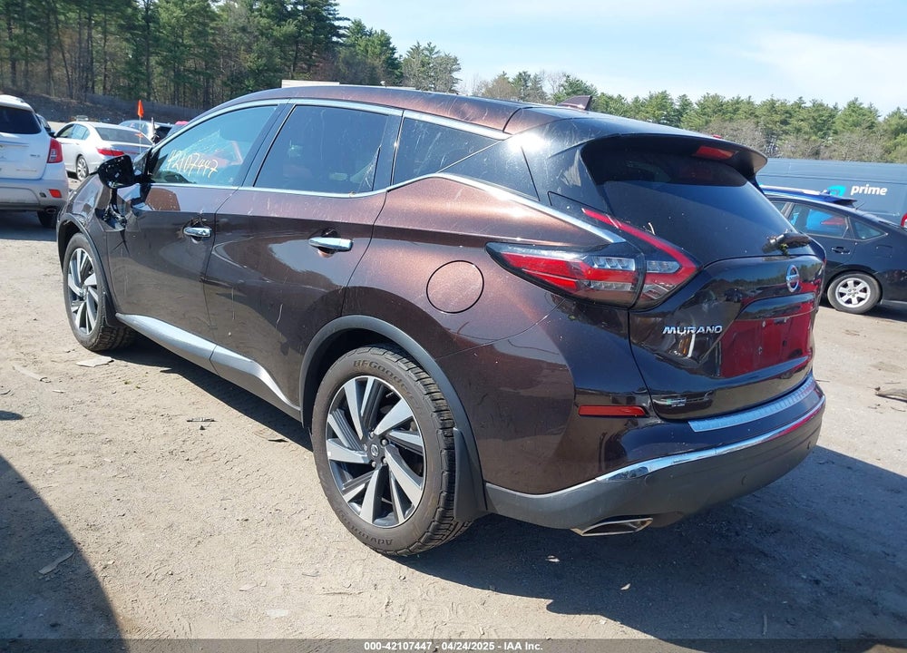 2022 NISSAN MURANO SL INTELLIGENT AWD VIN: 5N1AZ2CS8NC108807