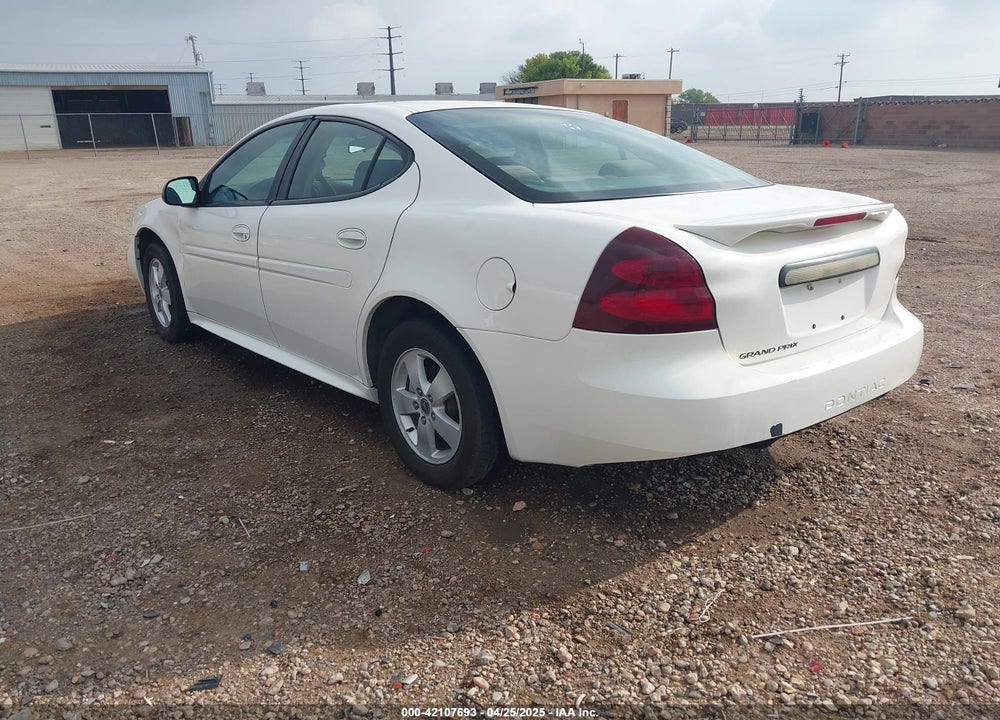 2006 PONTIAC GRAND PRIX VIN: 2G2WP552961227542