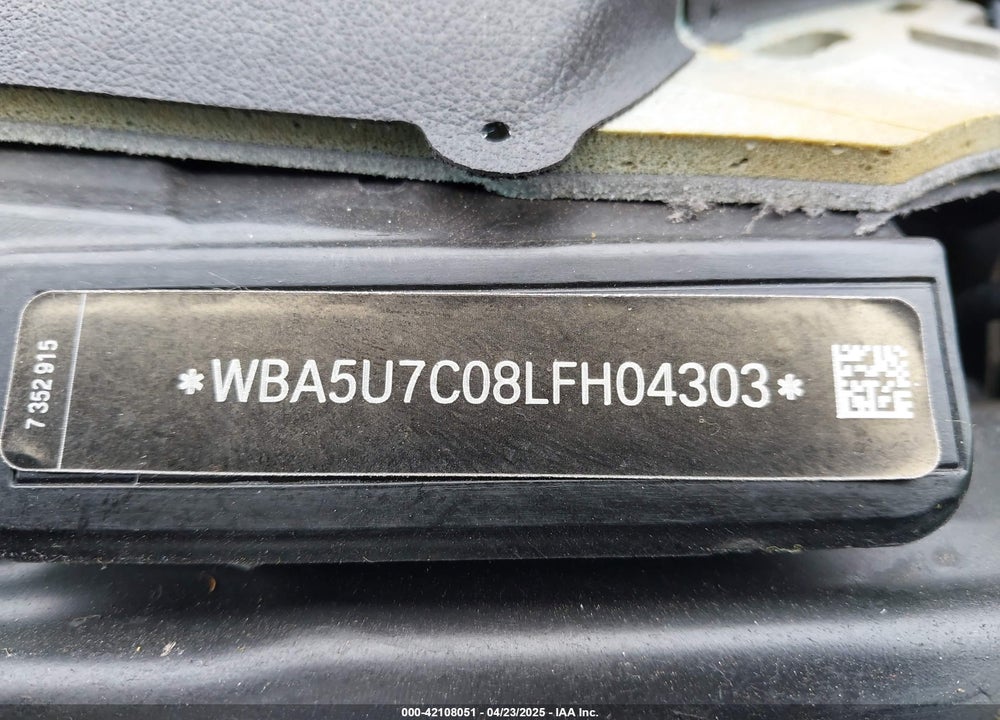 2020 BMW 3 SERIES M340I VIN: WBA5U7C08LFH04303