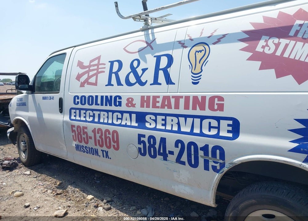 2011 CHEVROLET EXPRESS 2500 WORK VAN VIN: 1GCWGGCA2B1129681