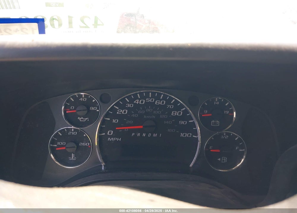 2011 CHEVROLET EXPRESS 2500 WORK VAN VIN: 1GCWGGCA2B1129681