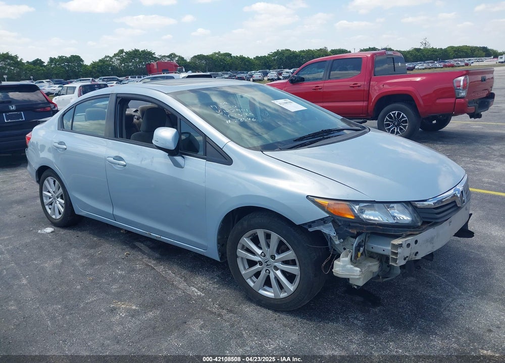 2012 HONDA CIVIC VIN: 19XFB2F86CE312901
