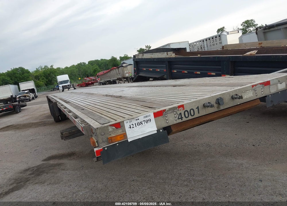 1997 TRANSCRAFT CORP FLATBED TRAILER VIN: 1TTF48202V2000169