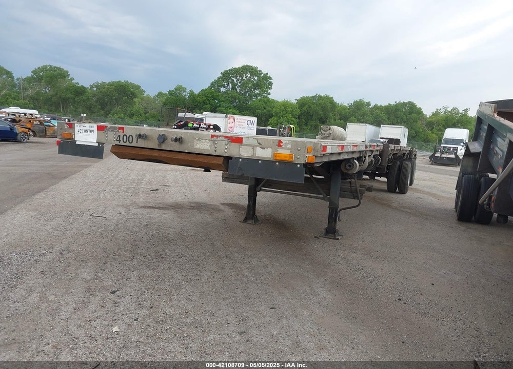 1997 TRANSCRAFT CORP FLATBED TRAILER VIN: 1TTF48202V2000169