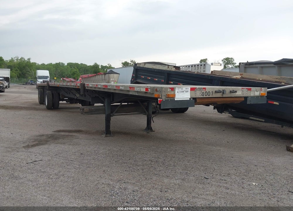 1997 TRANSCRAFT CORP FLATBED TRAILER VIN: 1TTF48202V2000169